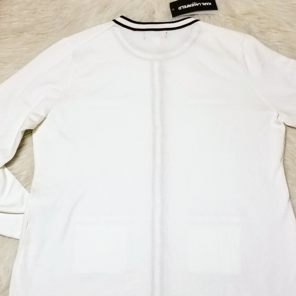 KARL LAGERFELD Cardigan Sweater Dress Duster - Picture 10 of 12